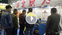 河北辰力鋼絲繩壓套機，再次火遍上海展，訂購火爆，競相下單