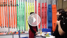  2017年科隆展會，德國***電視臺采訪辰力集團展位